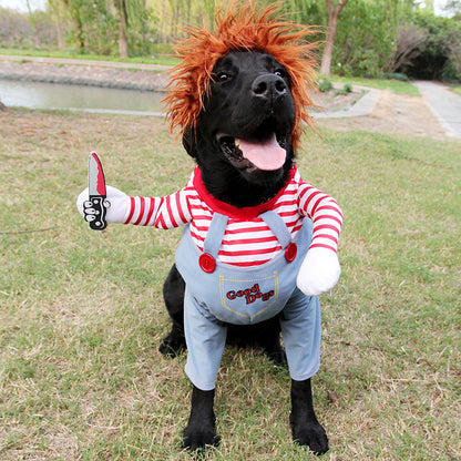 Halloween Pet Funny Costume " Scary Dogs Costume "