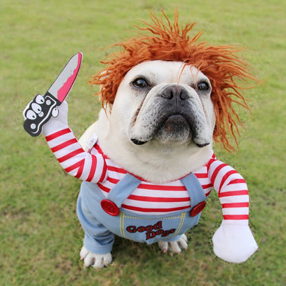 Halloween Pet Funny Costume " Scary Dogs Costume "