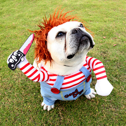 Halloween Pet Funny Costume " Scary Dogs Costume "